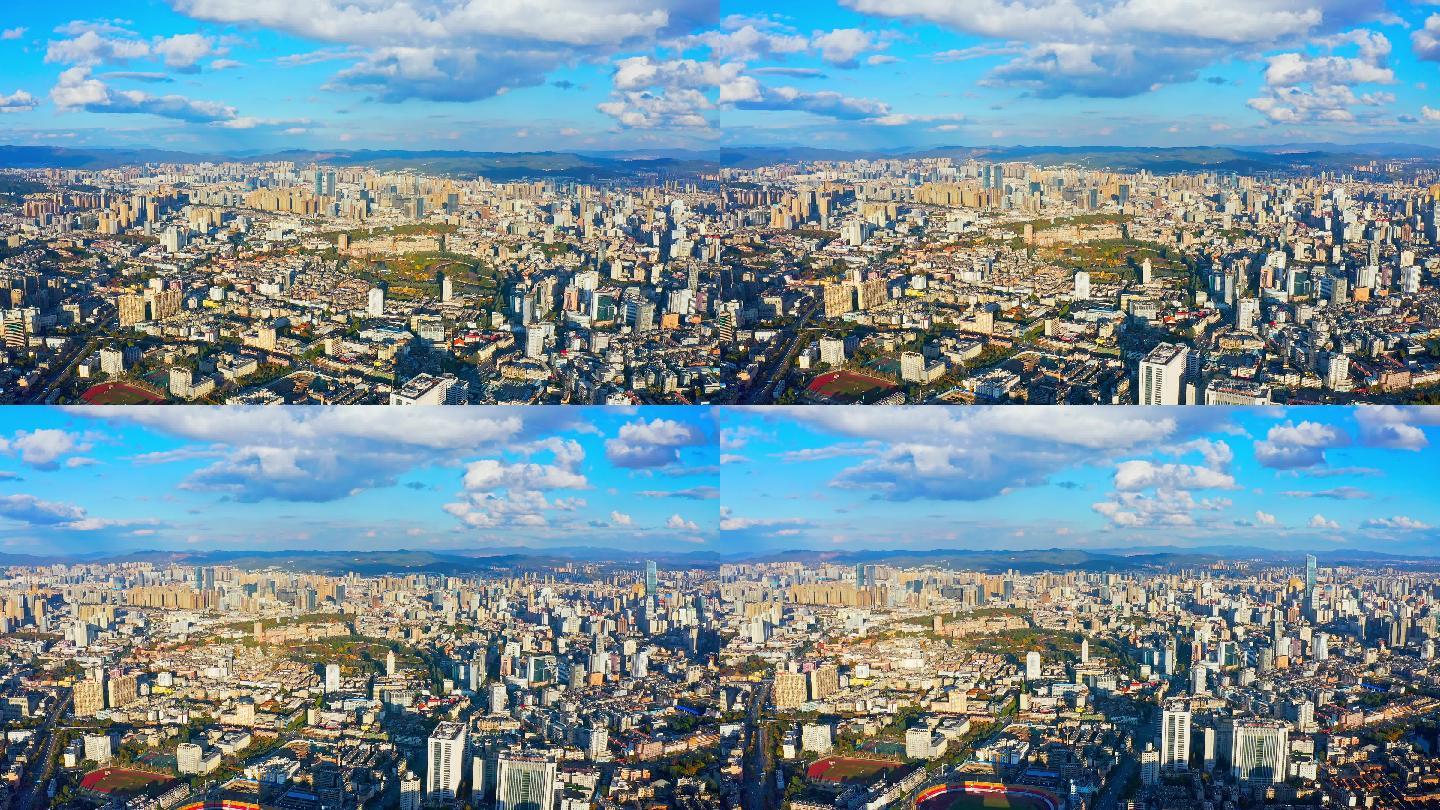 最新航拍昆明市区，探寻自然美景之旅，内心宁静的寻觅之旅