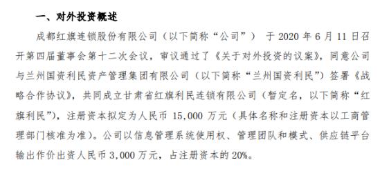 成都红旗连锁最新招聘启事